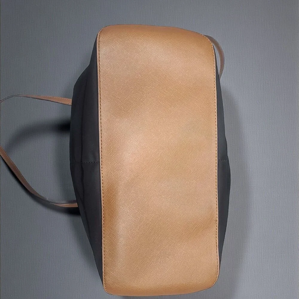 Michael Kors Black Nylon Shopper Tote – Vegan Leather Trim - Picture 8 of 10